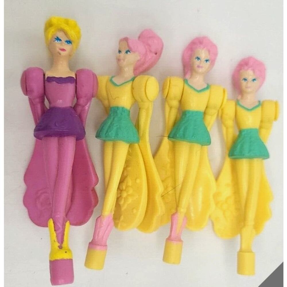 Vintage Flying Fairies Set of 4 Galoob and 1996 McDonalds Happy Meal toy